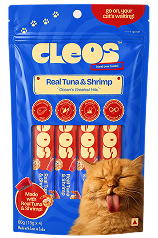 Cleos Real Tuna & Shrimp lickable cat treat