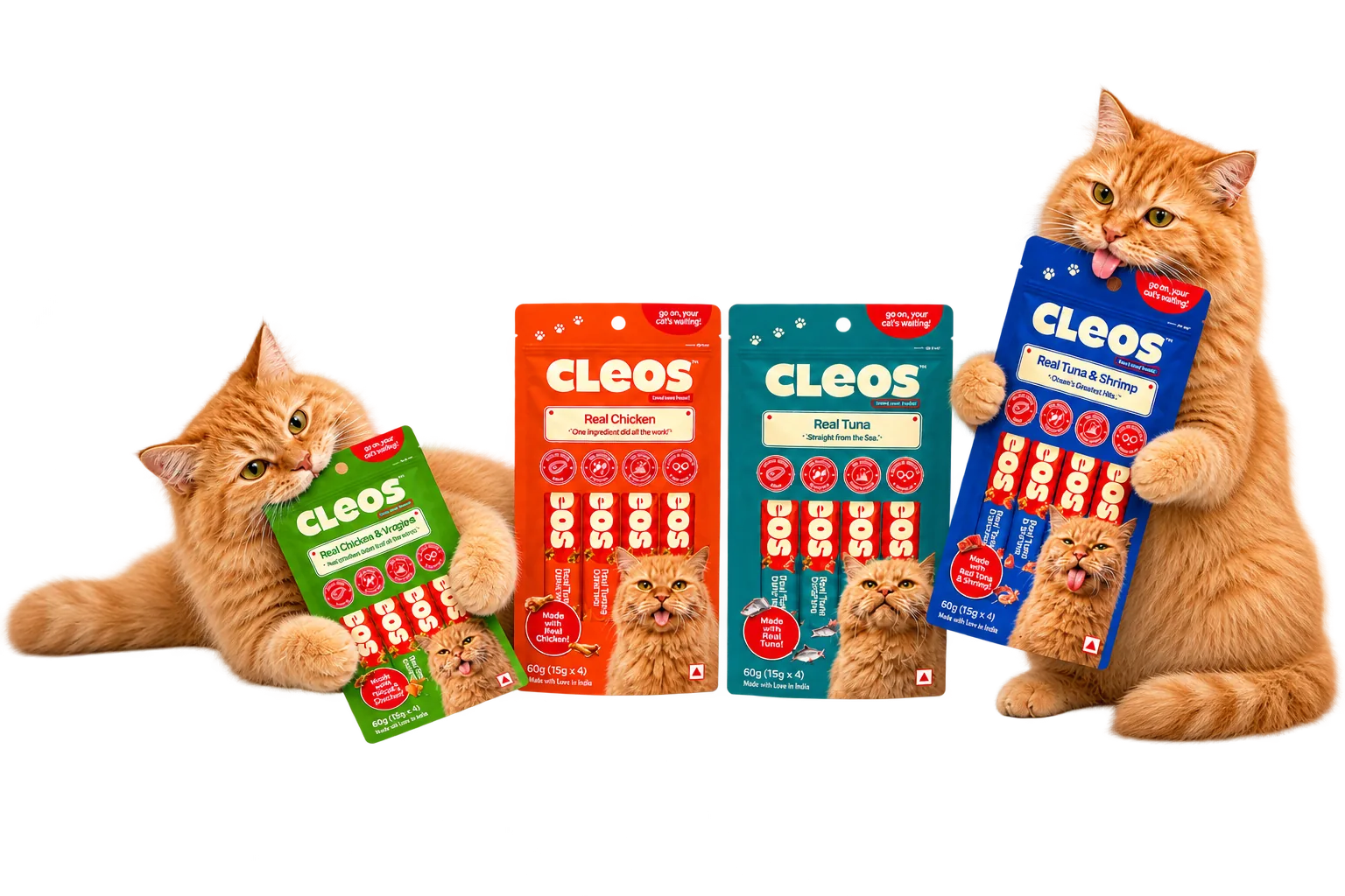 Cleos The Bonding Box lickable cat treat