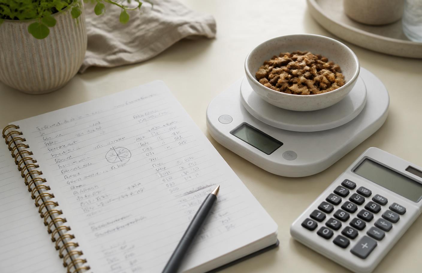 Working out the protein content of a cat treat